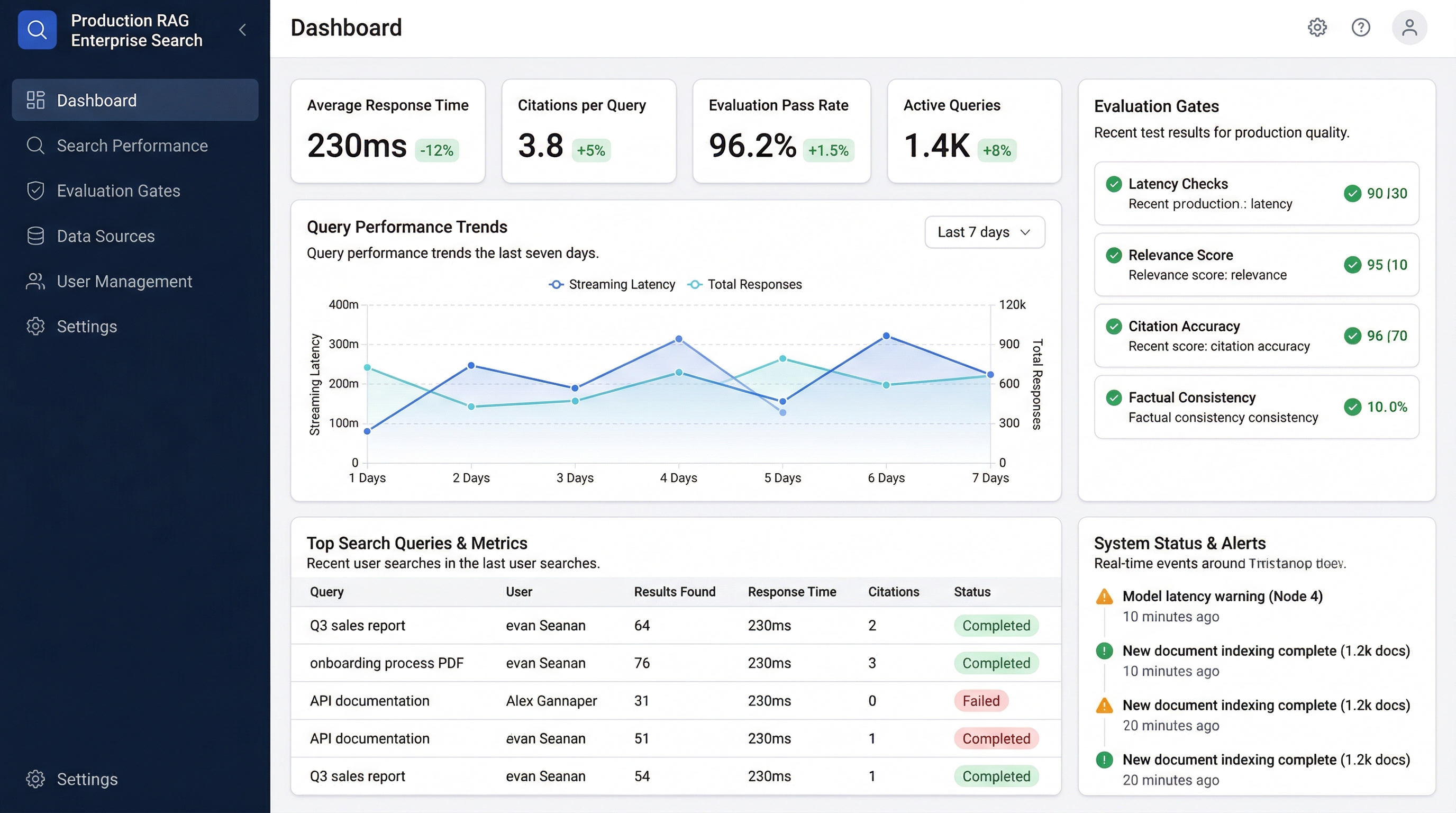 Production RAG Enterprise Search — screenshot 3