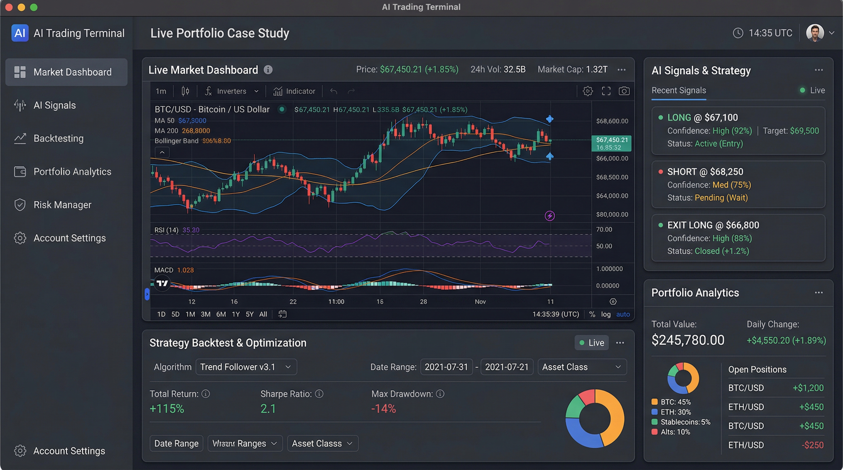 AI Trading Terminal — screenshot 2