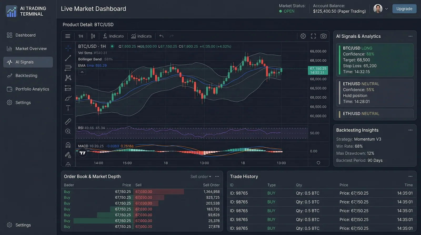 AI Trading Terminal